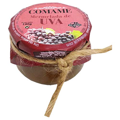 Lote de 24 Mermeladas UVA 140 Gr. - Mermeladas Originales para Detalles de Bodas, Recuerdos y regalos de Comuniones y Bautizos Lote de 24 Mermeladas UVA 140 Gr. - Mermeladas Originales para Detalles de Bodas, Recuerdos y regalos de Comuniones y Bautizos