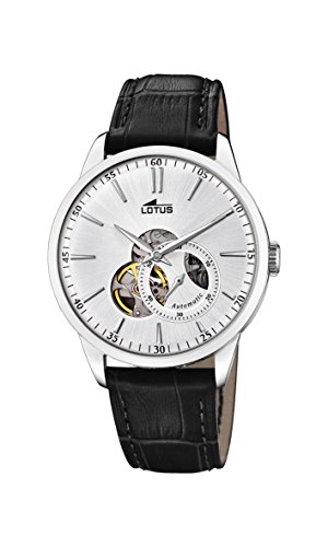 Lotus Watches Reloj Análogo clásico para Hombre de Automático con Correa en Cuero 18536/1