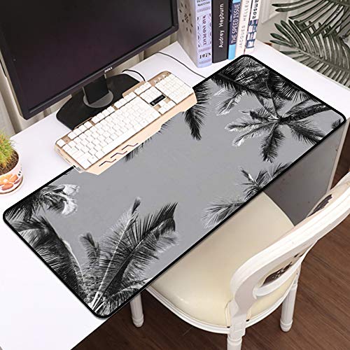 Luoquan Alfombrilla Raton Grande Gaming Mouse Pad,Espacio Azul Palmera Planta Alta Vista Verde Soleado Cielo despejado Parques Di,Impermeable Alfombrilla Gruesa de Goma Antideslizante para ratón Luoquan Alfombrilla Raton Grande Gaming Mouse Pad,Espacio Azul Palmera Planta Alta Vista Verde Soleado Cielo despejado Parques Di,Impermeable Alfombrilla Gruesa de Goma Antideslizante para ratón