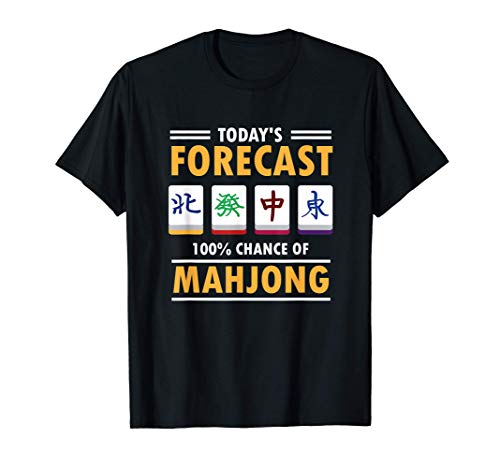 Mah Jong Pronóstico 100% de probabilidad de Mahjong Camiseta