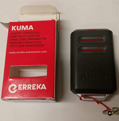 Mando Garaje Original Kuma KU02 433 MHz Compatible LU02 Luna 02 / Smat/Reson PORTON COCHERA