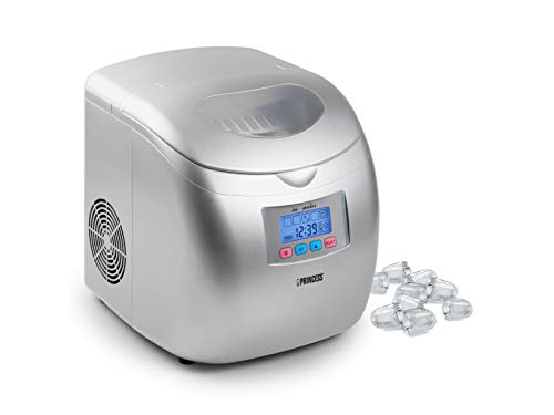 Máquina de cubitos de hielo Princess 283069 – Capacidad de 2,8 litros – 3 tamaños
