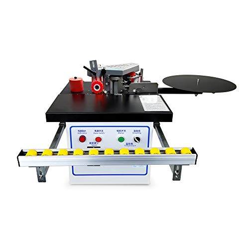 Máquina encoladora de bordes Chapadora de cantos para madera Aplacadora de cantos portátil máquina de carpintería para pegar trabajo en recto y curvo Velocidad ajuetable 120-220℃ Ancho:10-60mm Máquina encoladora de bordes Chapadora de cantos para madera Aplacadora de cantos portátil máquina de carpintería para pegar trabajo en recto y curvo Velocidad ajuetable 120-220℃ Ancho:10-60mm