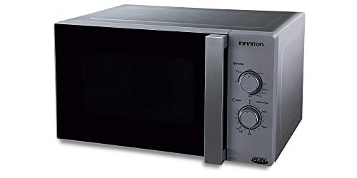 MICRONDAS INFINITON MW-2511C CON GRILL (25L, INOX, Potencia 900W, GRILL 1000W, Capacidad 25L, Plato 27 cm, Descongelador)