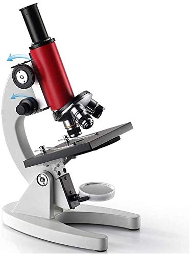Microscopio para Estudiantes de microscopio Infantil, Aumento de 640x, Vidrio óptico, una Herramienta Profesional para Explorar Las Ciencias biológicas