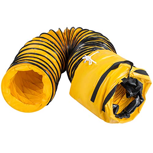 Mophorn Conducto Flexible de PVC Longitud 7,6M/Diámetro 30,48CM Manguera de Conducto Flexible de PVC Conducto de Ventilación Conductos de Aire de PVC Tubo de Manguera de Ventilación