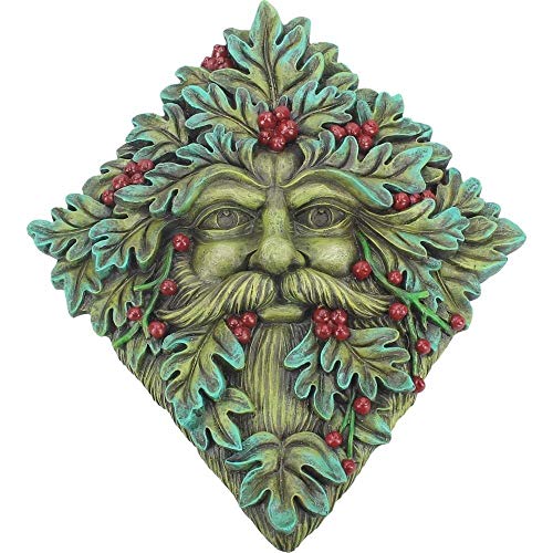 Nemesis Now Berry - Placa de Pared (23 cm, Resina Verde), diseño de Barba, Talla única