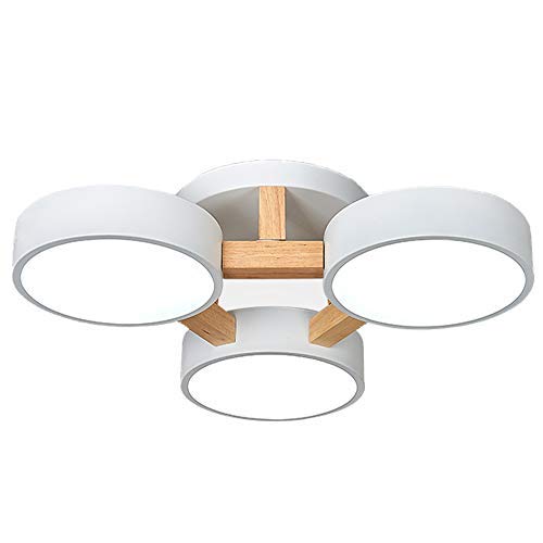 Nordic Macaron Round Log Luz plafon de techo Dormitorio Círculo Madera LED Lámpara Techo 3,4 Luminaria Blanco Gris Verde Metal Acrílico Luz blanca Regulable Comedor (White light,White-54cm) Nordic Macaron Round Log Luz plafon de techo Dormitorio Círculo Madera LED Lámpara Techo 3,4 Luminaria Blanco Gris Verde Metal Acrílico Luz blanca Regulable Comedor (White light,White-54cm)