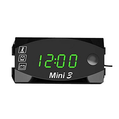 Ntribut Reloj Moto Digital Electrónico Dedicado Termómetro 3 In 1, Manillar Montaje Reloj Moto