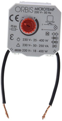 Orbis Micro Temp 230 V Interruptor con Temporizador, OB200004