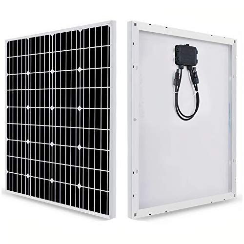 Panel Solar 50W 12V Monocristalino PERC - Placa Solar para Campers, Autocaravanas, Barcos y Montaje en Techos - Placa Solar Autoconsumo - Portátil, Ligero y Resistente