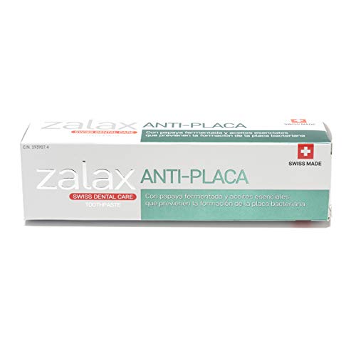 Pharmex - Zalax - Pasta De Dientes Antiplaca - Con Papaya Fermentada Y Aceites Esenciales Que Previenen La Formación De Placa Antibacteriana - 100 ml
