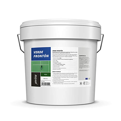 PINTURA PISTAS DEPORTIVAS, pavimentos deportivos en general. Protege y decora las superficies de hormigón, cemento y asfalto (5 Kilos, Verde Frontón) PINTURA PISTAS DEPORTIVAS, pavimentos deportivos en general. Protege y decora las superficies de hormigón, cemento y asfalto (5 Kilos, Verde Frontón)