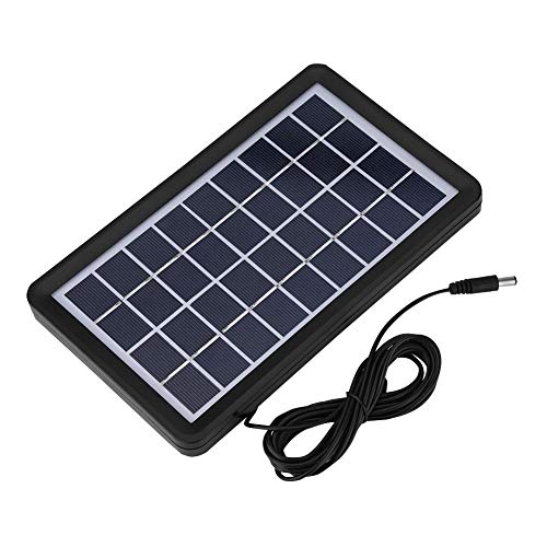 Placa Solar de 9V 3W Resistente al Agua 93% de transmisión de luz Módulo Solar de células solares de silicio polivinílico con células solares policristalinas y Marco de Aluminio