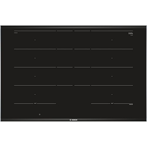 Placa vitrocerámica Bosch PXY875DC1E Serie 8 eléctrica, empotrada, con Perfect Fry, de 81,6 cm. Perfil de confort Placa vitrocerámica Bosch PXY875DC1E Serie 8 eléctrica, empotrada, con Perfect Fry, de 81,6 cm. Perfil de confort