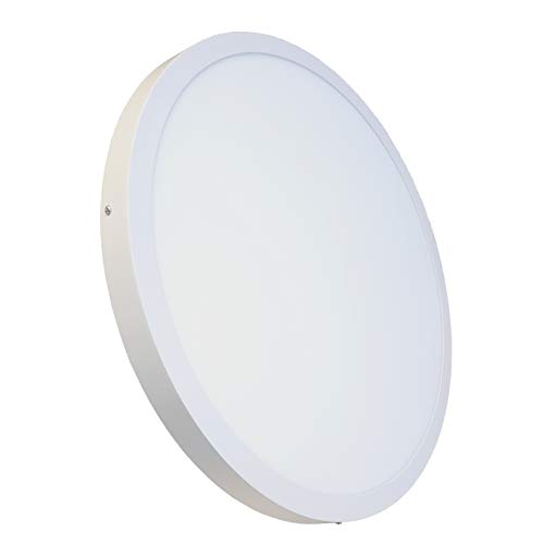 Plafon LED Redondo Superficie 60x60 cm. 48W. Color Blanco Frío (6500K). 4400 Lumenes. A++