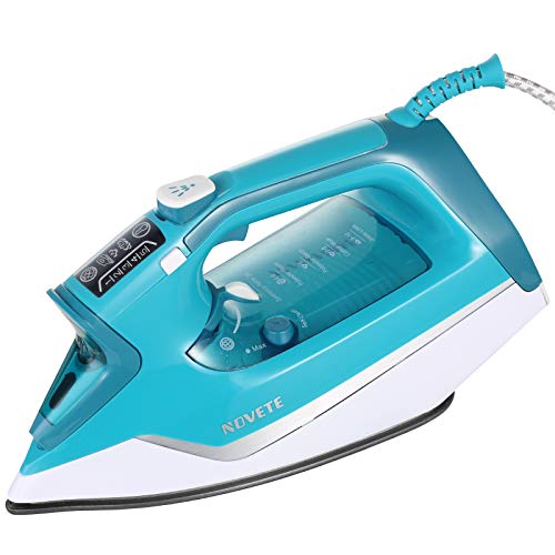 Plancha de vapor de 2720 W, 300 g de golpe de vapor muy alto, depósito de agua de 400 ml, plancha de vapor Nove, con pantalla LED, control de temperatura y vapor Plancha de vapor de 2720 W, 300 g de golpe de vapor muy alto, depósito de agua de 400 ml, plancha de vapor Nove, con pantalla LED, control de temperatura y vapor