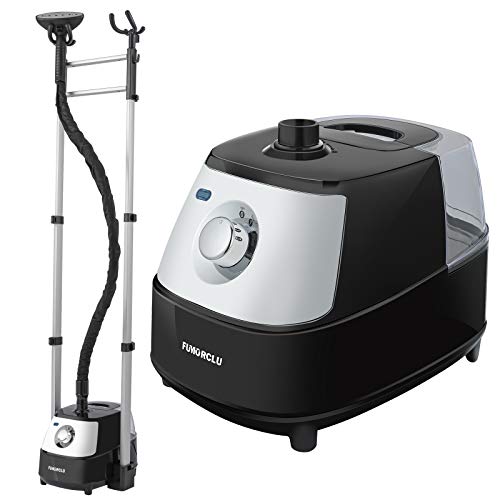 Plancha Vertical Vapor, FUMORCLU Vaporizador de ropa varillas dobles 1750 W de tamaño completo, para ropa 45S Calentamiento rápido, 2L (67oz) Tanque de agua desmontable, 50 minutos Vapor continuo Plancha Vertical Vapor, FUMORCLU Vaporizador de ropa varillas dobles 1750 W de tamaño completo, para ropa 45S Calentamiento rápido, 2L (67oz) Tanque de agua desmontable, 50 minutos Vapor continuo