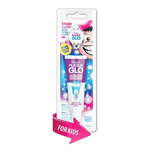 Plaque Glo Revelador de pasta de dientes y sistema de soplete para niños 25 g