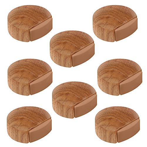 POMOLINE 8 Un. Tope Puerta Madera Roble Natural 45x42x16MM con Adhesivo para Suelo POMOLINE 8 Un. Tope Puerta Madera Roble Natural 45x42x16MM con Adhesivo para Suelo