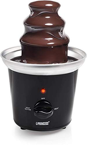 Princess 292994 Fuente de chocolate con 3 niveles, 22.5 cm de altura, función para mantener el chocolate caliente, piezas aptas para lavavajillas, carcasa de acero inoxidable Princess 292994 Fuente de chocolate con 3 niveles, 22.5 cm de altura, función para mantener el chocolate caliente, piezas aptas para lavavajillas, carcasa de acero inoxidable