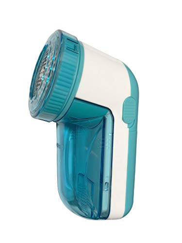 PRITECH - Quitapelusas eléctrico Adecuado para Todas Las Prendas, con Orificios de 3 tamaños en la Rejilla para Pelusas de Cualquier tamaño (14_cm Azul) PRITECH - Quitapelusas eléctrico Adecuado para Todas Las Prendas, con Orificios de 3 tamaños en la Rejilla para Pelusas de Cualquier tamaño (14_cm Azul)