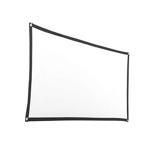 Projector Screen Outdoor Screen with Projector White For Pull Down Projection Screens and Package Stand Inch