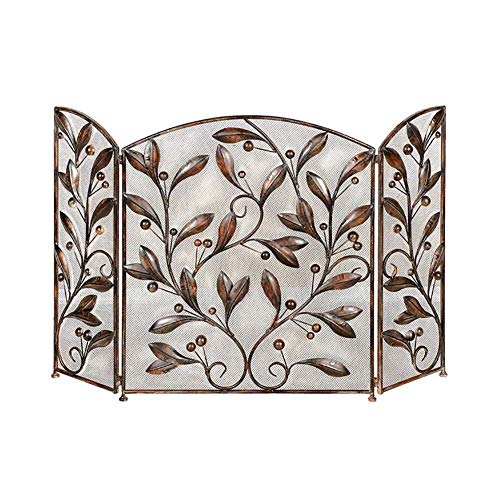 Protección contra chispas Pantalla pequeña de protección plana para chimenea Marco de hierro forjado macizo con rejilla metálica Puerta antichispas cubierta antichispas 50 W 30 H cubierta protectora Protección contra chispas Pantalla pequeña de protección plana para chimenea Marco de hierro forjado macizo con rejilla metálica Puerta antichispas cubierta antichispas 50 W 30 H cubierta protectora