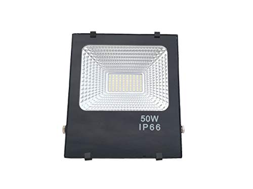 Proyector LED SMD 5054 50W 5500LM IP65 6500K NEGRO