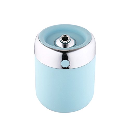 QIHANGCHEPIN Fabricante ultrasónico de la niebla del difusor del aroma del aire del humectador de 180ML USB, difusor del aceite esencial del hogar y del coche (Color : Azul)