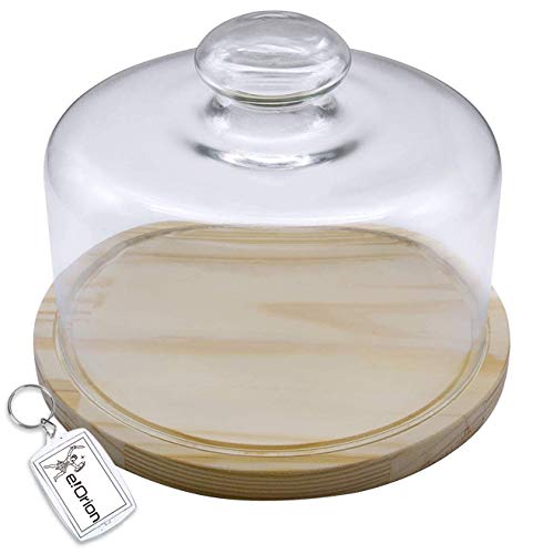 Quesera Redonda con Tapa de Cristal – Caja Queso Base de Madera – Ideal para Conservar Frescos Tus Quesos - Diámetro Ø 25cm Quesera Redonda con Tapa de Cristal – Caja Queso Base de Madera – Ideal para Conservar Frescos Tus Quesos - Diámetro Ø 25cm
