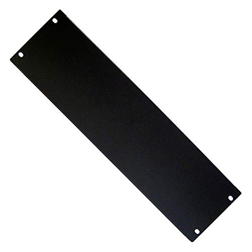 RackMatic - Panel ciego de 3U para armario rack 19" Tapa negra