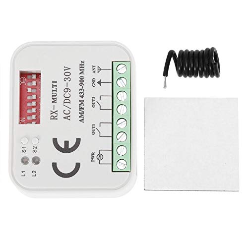 Raguso Control Remoto Universal para Puerta de Garaje y Control Remoto para Puerta de Receptor para SMG-662 MRX Sommer 300-900 MHz Receptor de Puerta de Garaje con Control Remoto