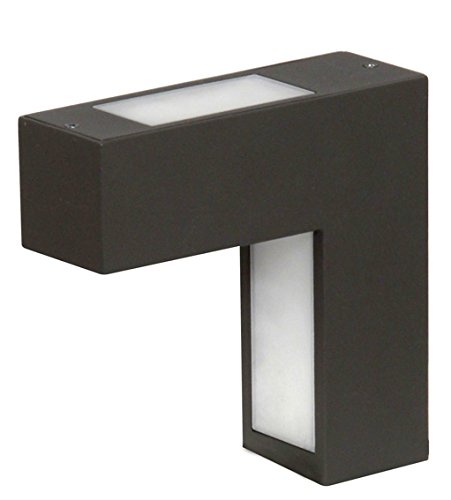 Ranex Porto - Aplique LED de Aluminio y plástico, Color Negro
