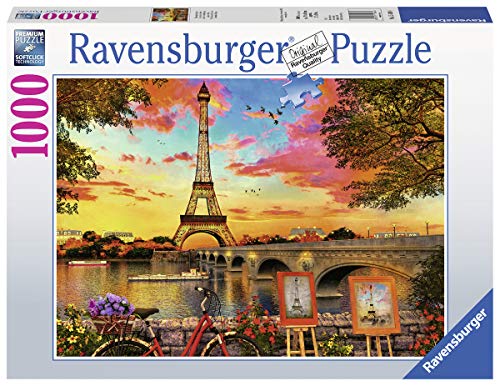 Ravensburger-15168 Ravensburger Banks of The Seine-Puzzle de 1000 Piezas, Multicolor (15168)
