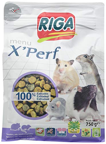 Riga X'PERF - Hámster, Ratones, jerbos, Ratones, Ratas, 750 g