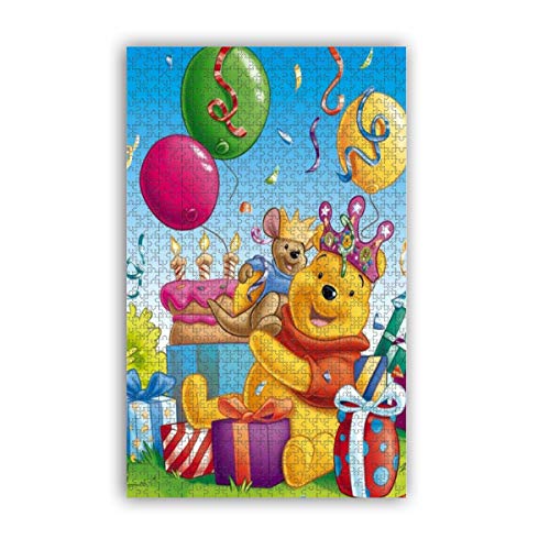 Rompecabezas creativo de Winnie the Pooh de 1000 piezas para adultos, juego de rompecabezas para niños y niñas regalos de cumpleaños