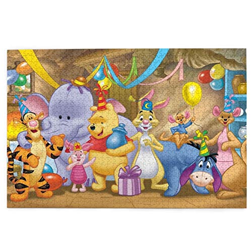 Rompecabezas educativo de Winnie The Pooh de 1000 piezas con una exquisita caja de color
