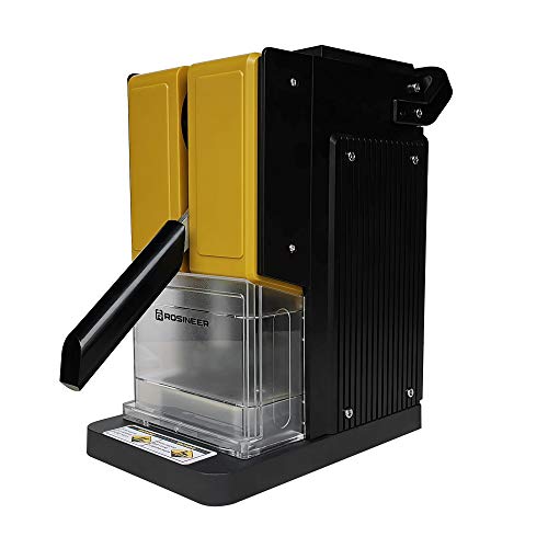 Rosineer PRESSO-E - Máquina de prensa de calor personal (680 kg, portátil, regulación precisa de la temperatura de dos canales), color amarillo dorado