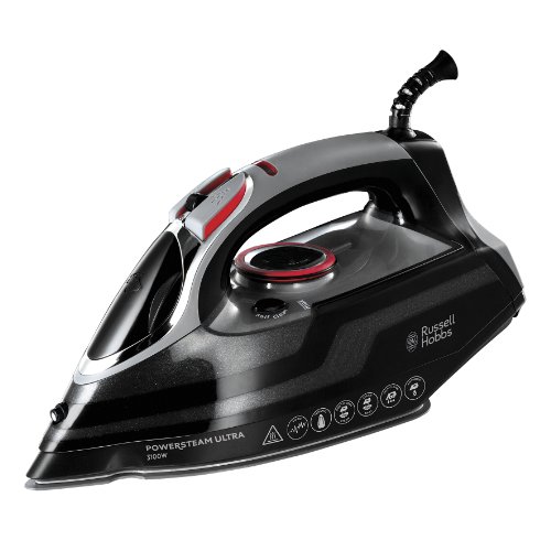 Russell Hobbs PowerSteam Ultra - Plancha de Vapor, 3100 W, Color Negro Russell Hobbs PowerSteam Ultra - Plancha de Vapor, 3100 W, Color Negro