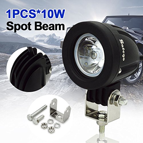 Safego 2.2inch 10W Led luz de trabajo 1 LED Lámpara Trabajo Bar Foco proyector Iluminacion Conducción Led Faros Coche Luz Auto Moto Camión Safego 2.2inch 10W Led luz de trabajo 1 LED Lámpara Trabajo Bar Foco proyector Iluminacion Conducción Led Faros Coche Luz Auto Moto Camión