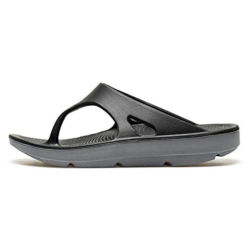 SARUI Zapatos de Playa y Piscina Unisex AdultoChanclas de Gran tamaño para Hombres, Zapatillas de Playa Casuales de Suela Gruesa, Sandalias de rehabilitación Antideslizantes y amortiguadoras-Negro_47 SARUI Zapatos de Playa y Piscina Unisex AdultoChanclas de Gran tamaño para Hombres, Zapatillas de Playa Casuales de Suela Gruesa, Sandalias de rehabilitación Antideslizantes y amortiguadoras-Negro_47