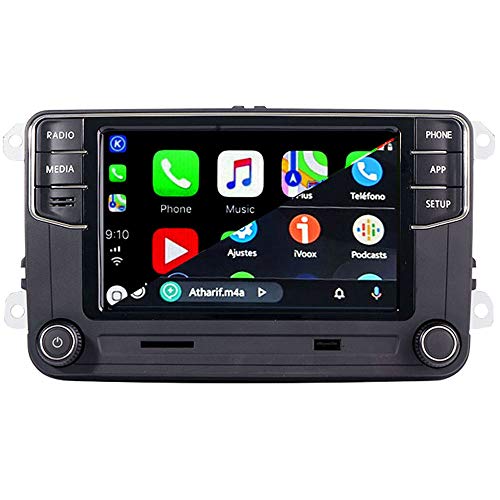 SCUMAXCON Coche Radio Carplay Android Auto RCD360 Pro RCD330 Estéreo Autoradio Bluetooth MirrorLink GPS USB Para Golf Passat Polo Tiguan Touran