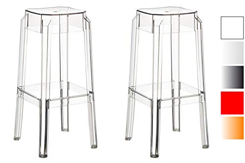 Set 2 Taburetes Fox Con Estructura De Polipropileno I 2 Taburetes Modernos Con Reposapiés I 2 Taburetes Con 160 kg Cap. De Carga I Color:, Color:transparente Set 2 Taburetes Fox Con Estructura De Polipropileno I 2 Taburetes Modernos Con Reposapiés I 2 Taburetes Con 160 kg Cap. De Carga I Color:, Color:transparente