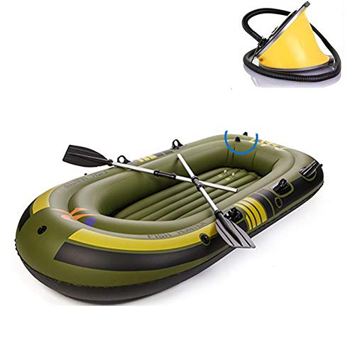 Sgs-b Hinchable Kayak Inflable para 3 Personas, Bote Inflable para Botes De Pesca con Paleta De Aluminio, 234 * 123 Cm