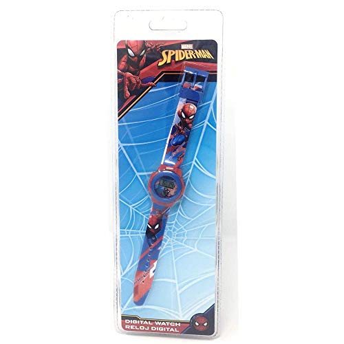 Spiderman Reloj Digital (MV15534), Multicolor (Kids Licensing 1)