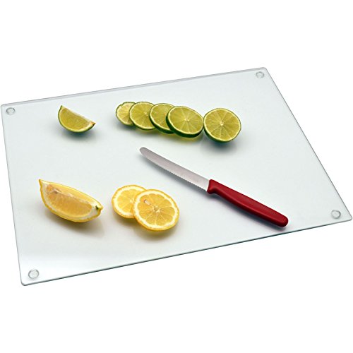 Tabla de cortar/protector de encimera - Cristal - Transparente - 40 x 30 cm