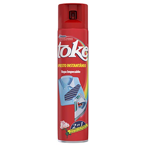 Toke Apresto Instantáneo - Aerosol para el planchado fácil de la ropa, elimina las arrugas y perfuma, formato 500 ml