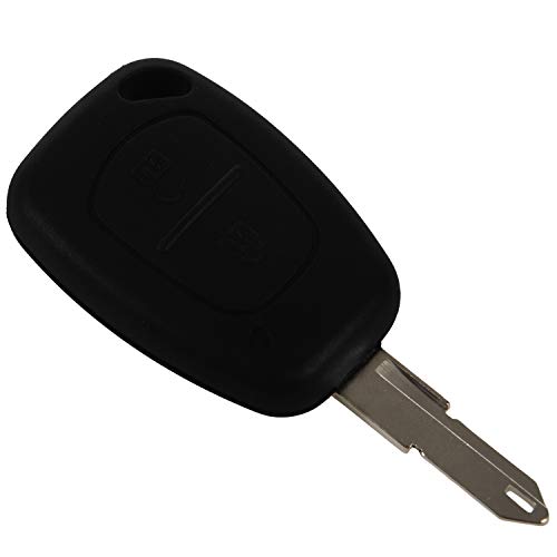 TOOGOO(R) - Carcasa de llave automática de coche para Renault Trafic, Master, Kangoo, y Opel Vivaro. (2 botones)