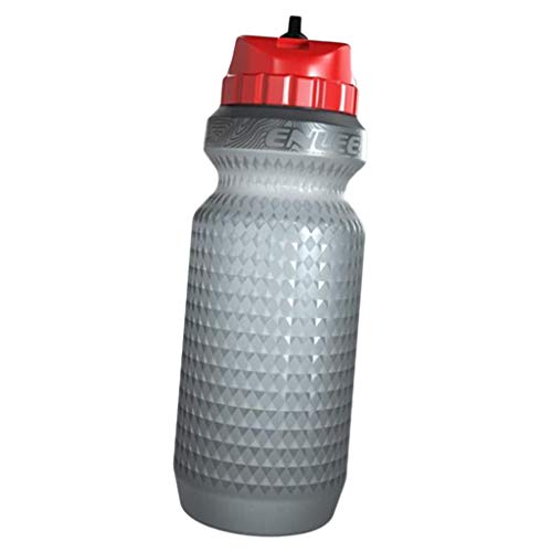 Toygogo Botella de Agua para Bicicleta Resistente al Apretón Bidones de Agua Ciclismo Deportes - Rojo